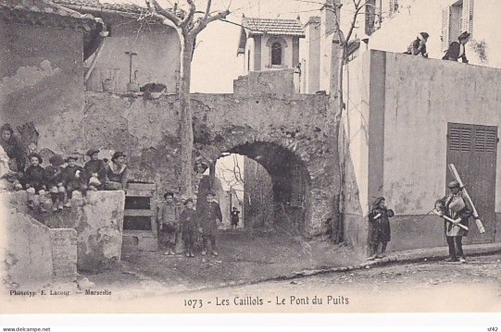 MARSEILLE         LES CAILLOLS                LE PONT DU PUITS - Les Caillols, La Valentine