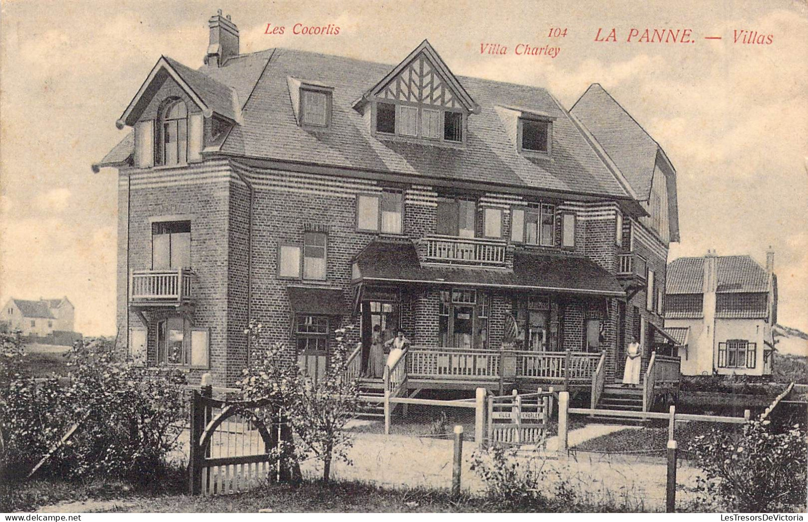 BELGIQUE - LA PANNE - Villas - Villa Charley - Les Cocorlis - Carte Postale Ancienne - Sonstige & Ohne Zuordnung