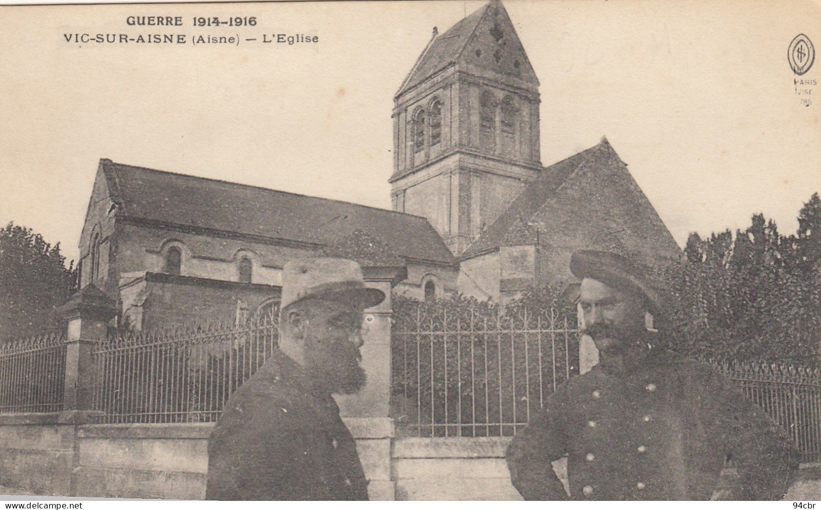 CPA (02) VIC SUR AISNE  L Eglise - Vic Sur Aisne