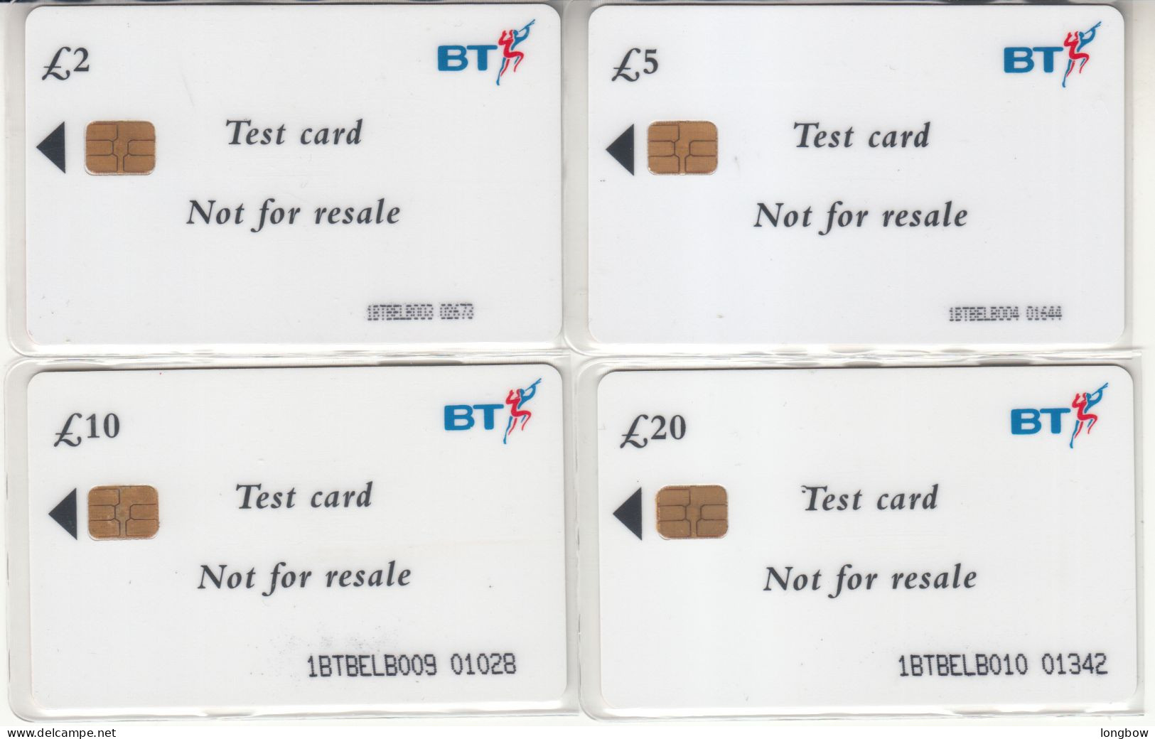 Test Card BT Complete Set - BT Test & Ensayos