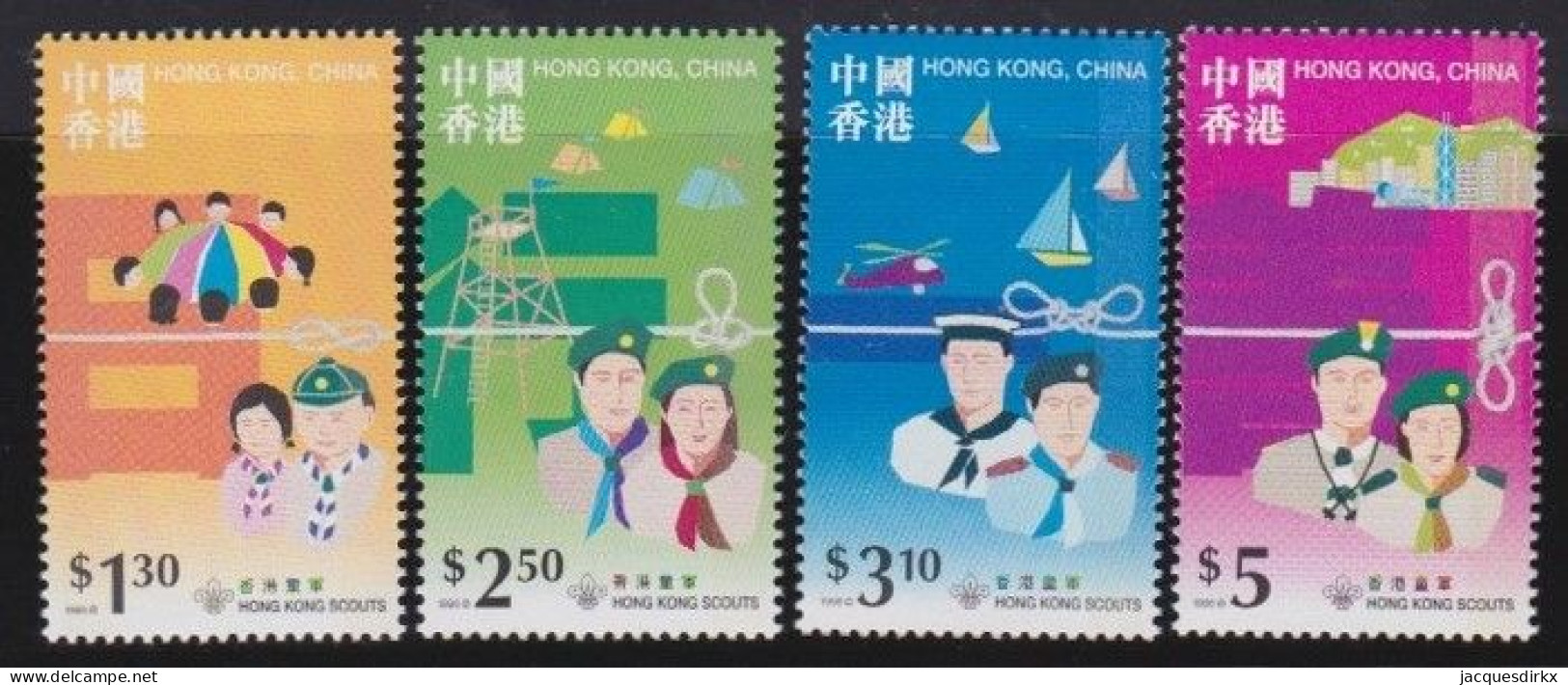 Hong Kong   .  SG  .  4 Stamps   .    **   .   MNH - Nuevos