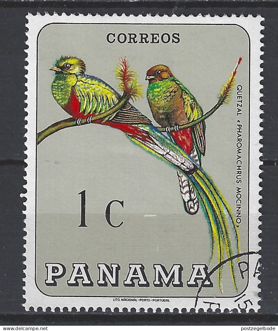 Panama Used ; Quetzal Vogel Bird Ave Oiseau - Perroquets & Tropicaux