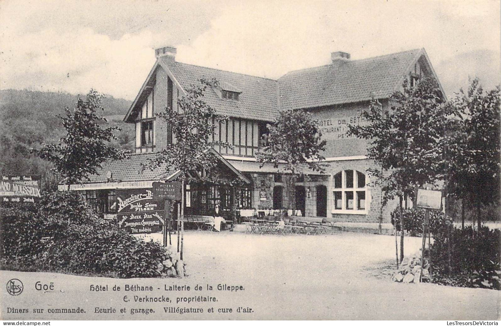 BELGIQUE - GOE - Hôtel De Béthane - Latterie De La Gileppe - E Verknocke Propriétaire - Ed Nels - Carte Postale Ancienne - Autres & Non Classés