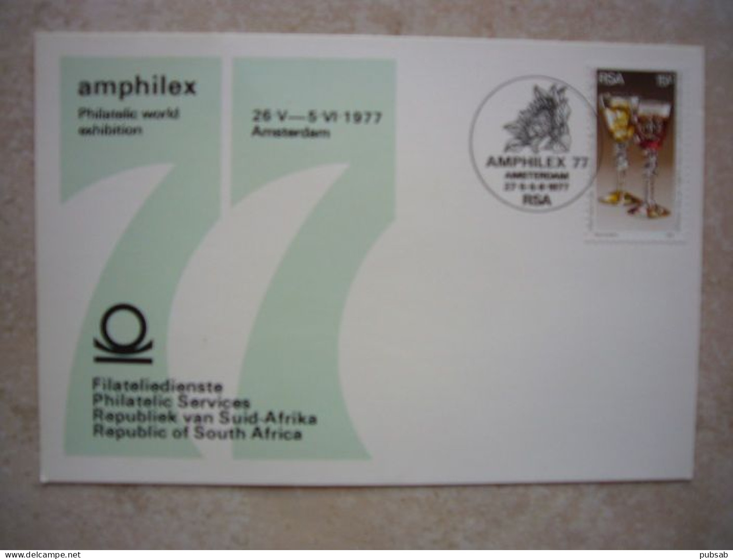 Afrique Du Sud - RSA / AMPHILEX 77 / Amsterdam - Airmail