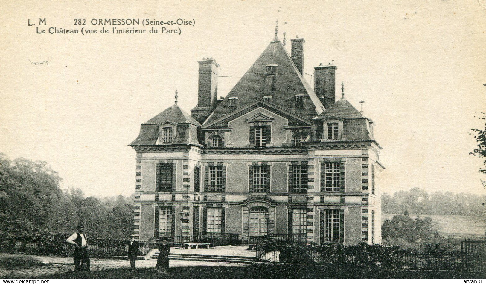 ORMESSON-  LE CHÂTEAU - VUE De L' INTERIEUR Du PARC - - Ormesson Sur Marne