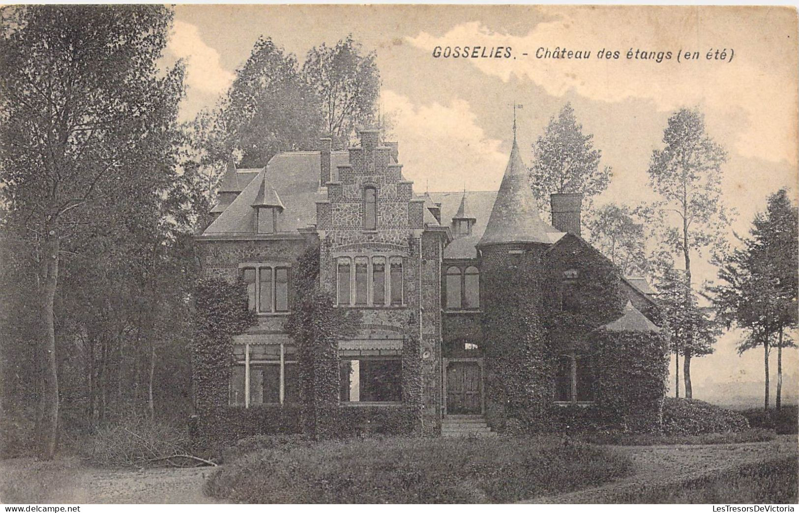 BELGIQUE - GOSSELIES - Château Des étangs En été - Carte Postale Ancienne - Sonstige & Ohne Zuordnung