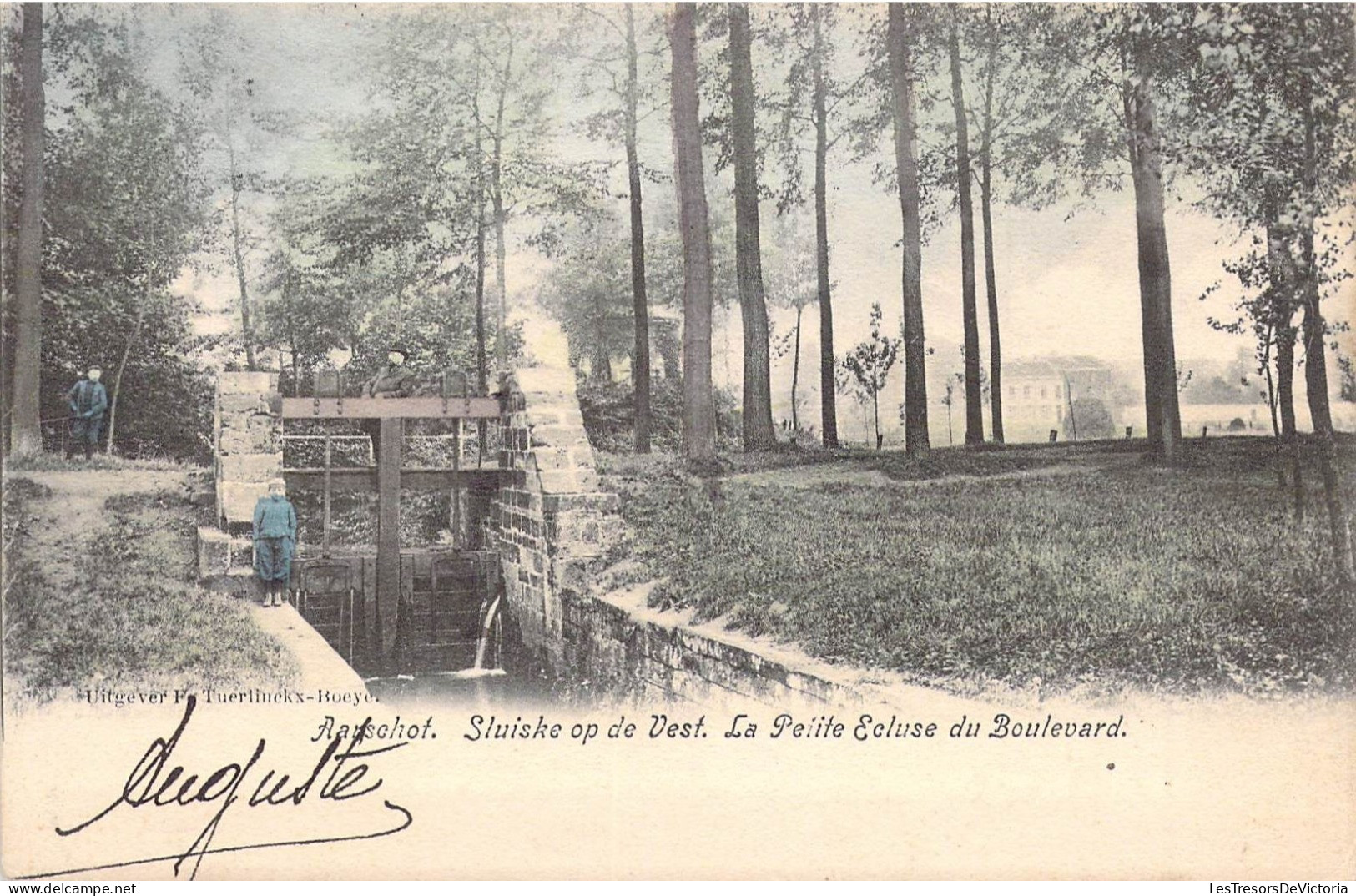 BELGIQUE - AARSCHOT - Sluiske Op De Vest - La Petite Ecluse Du Boulevard - Carte Postale Ancienne - Aarschot