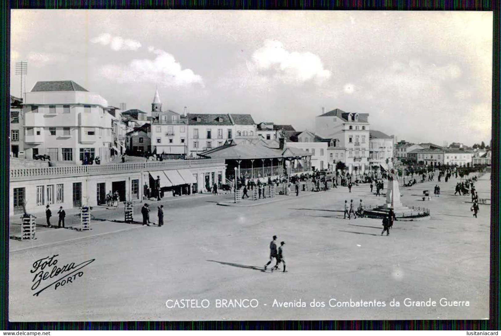 CASTELO BRANCO - Avenida Dos Combatentes Da Grande Guerra.( Ed. Reg. Da Papelaria Semedo /Foto Beleza) Carte Postale - Castelo Branco