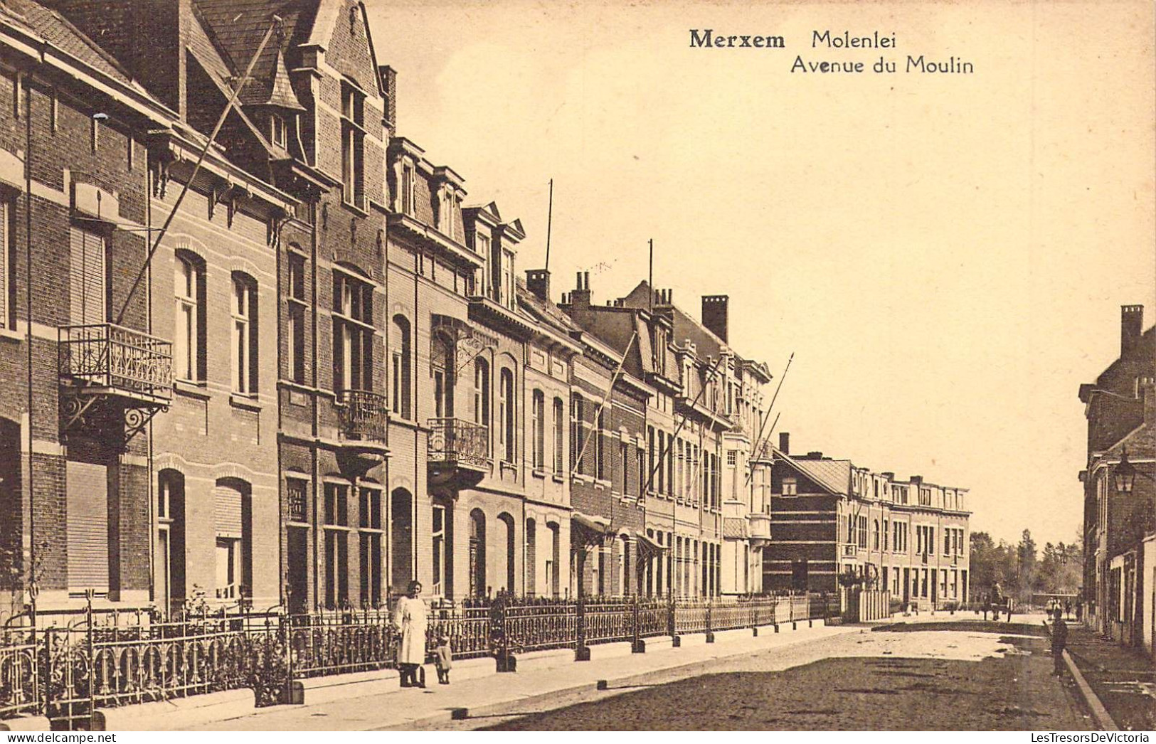 BELGIQUE - MERXEM - Molenlei - Avenue Du Moulin - Carte Postale Ancienne - Andere & Zonder Classificatie