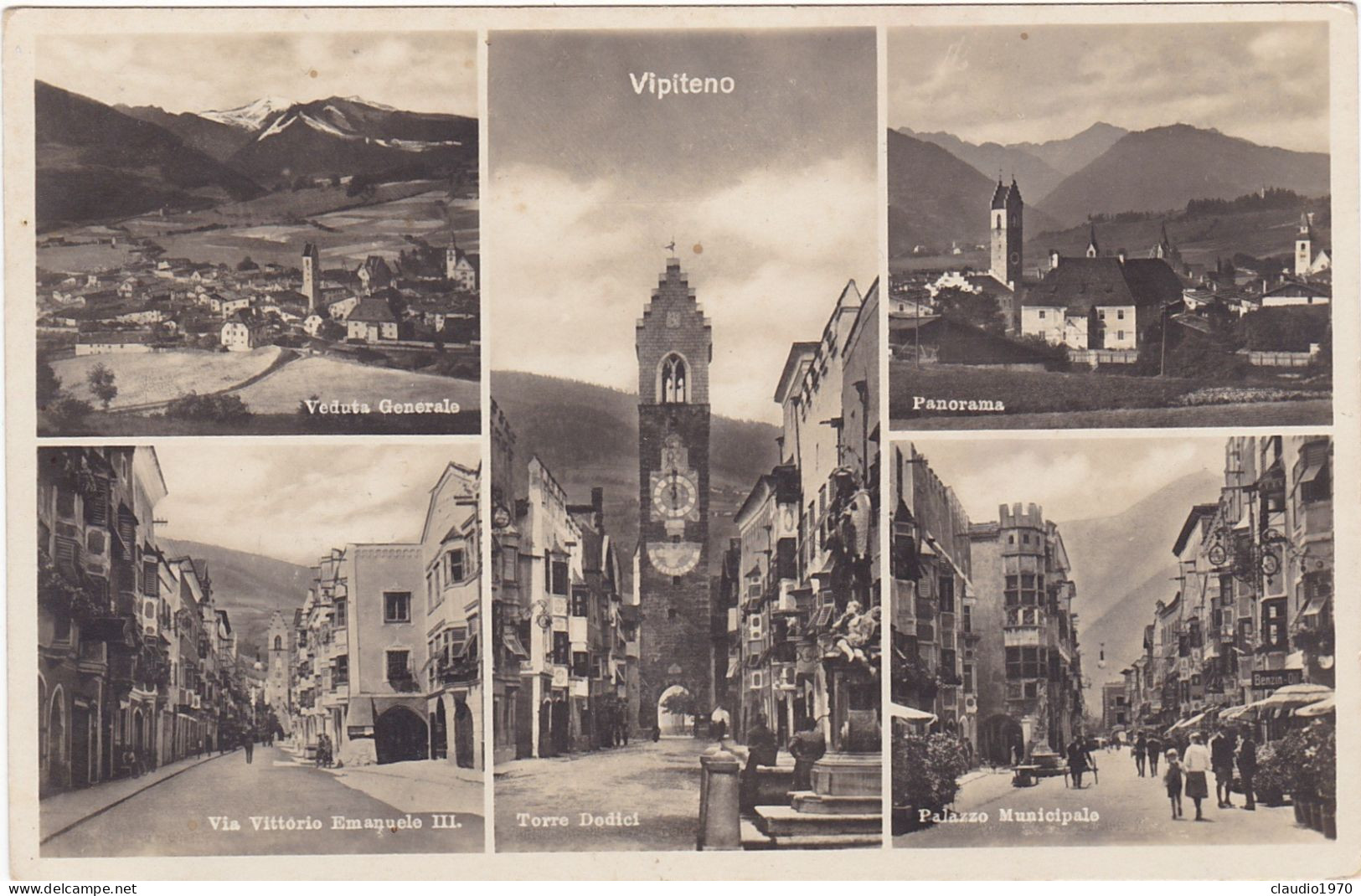 VIPITENO - BOLZANO -  CARTOLINA  - VIAGGIATA PER BALESTRINO (SAVONA) 1931 - Vipiteno