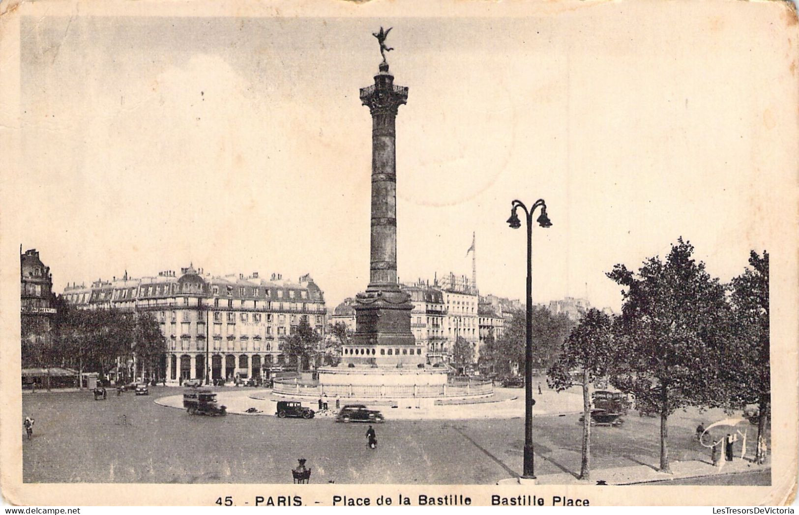 FRANCE - 75 - PARIS - Place De La Bastille - Carte Postale Ancienne - Sonstige Sehenswürdigkeiten