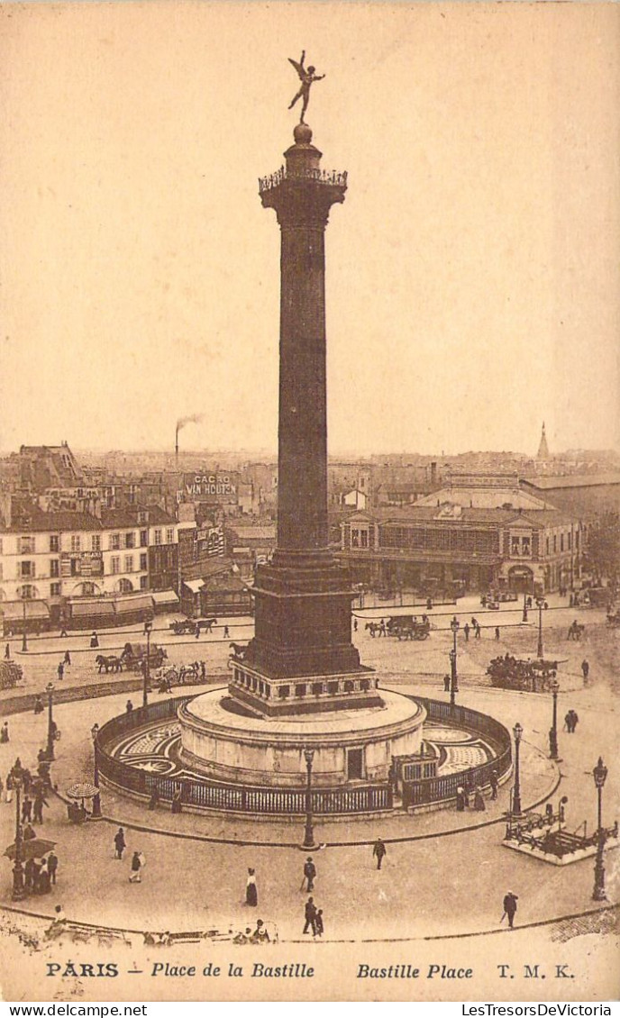 FRANCE - 75 - PARIS - Place De La Bastille - Carte Postale Ancienne - Sonstige Sehenswürdigkeiten