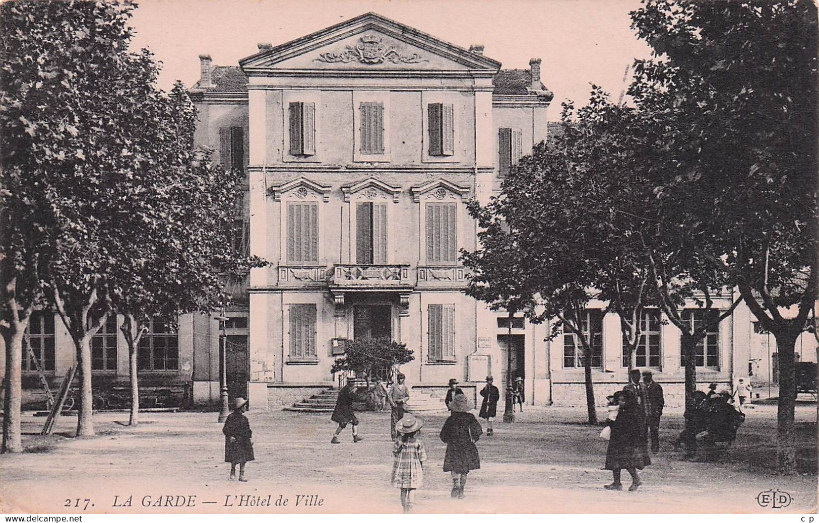 La Garde  -  Hotel De Ville - CPA °J - La Garde