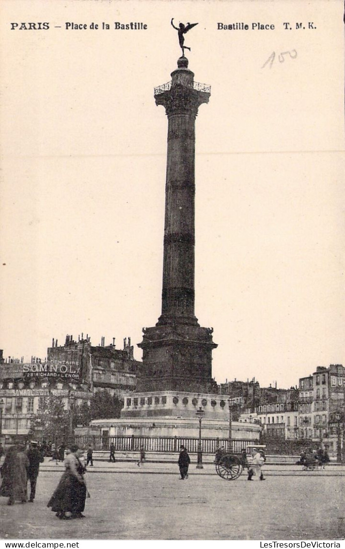 FRANCE - 75 - PARIS - Place De La Bastille - Carte Postale Ancienne - Andere Monumenten, Gebouwen