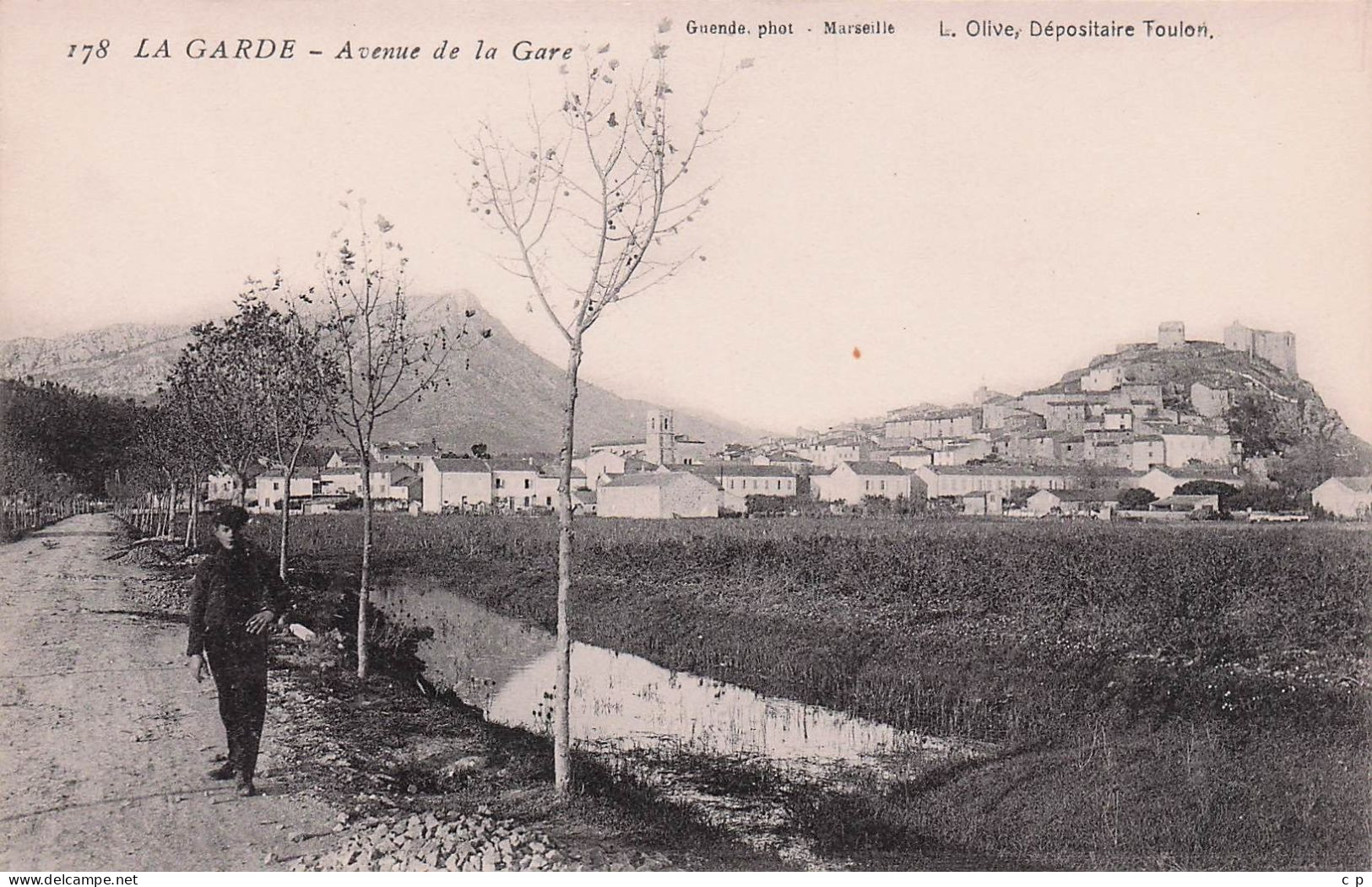 La Garde  -  Avenue De La Gare  -  CPA °J - La Garde