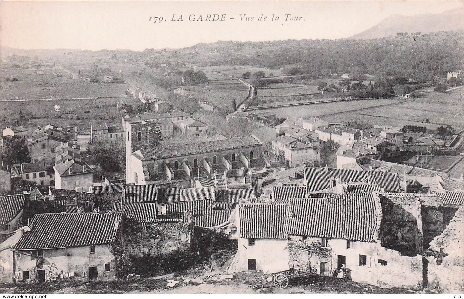 La Garde  - Vue De La Tour    -  CPA °J - La Garde