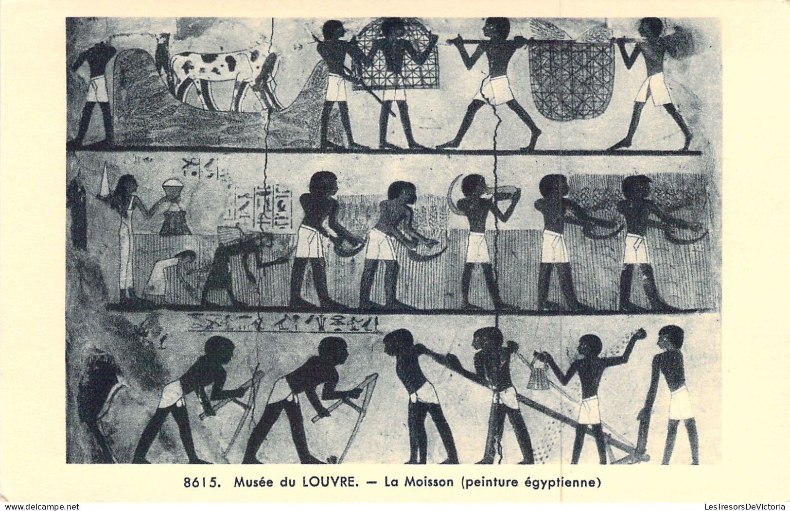 FRANCE - 75 - PARIS - Musée Du Louvre - La Moisson - Peinture Egyptienne - Carte Postale Ancienne - Altri Monumenti, Edifici
