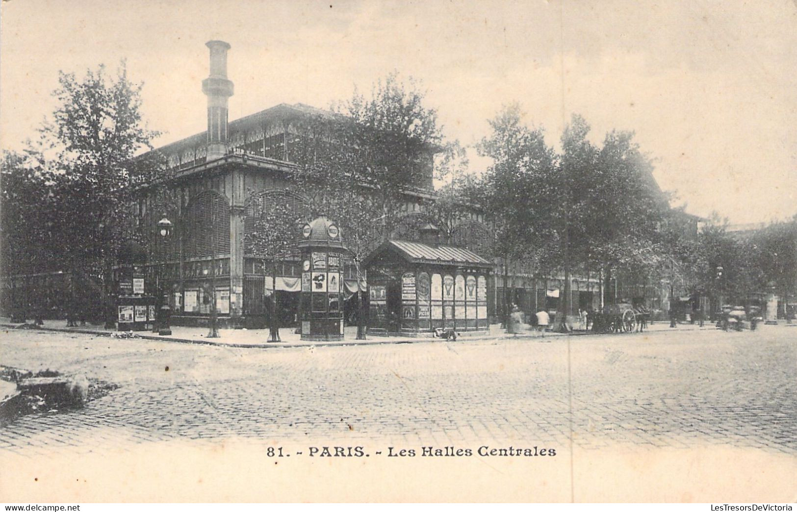FRANCE - 75 - PARIS - Les Halles Centrales - Carte Postale Ancienne - Autres Monuments, édifices