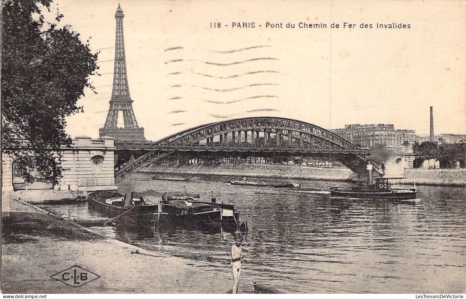 FRANCE - 75 - PARIS - Pont Des Chemins De Fer Des Invalides - Carte Postale Ancienne - Other Monuments