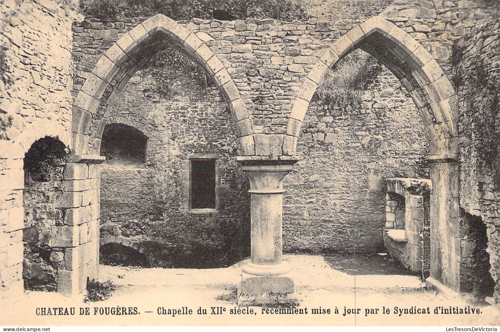 FRANCE - 35 - FOUGERES - Chapelle Du XIIe Siècle  - Carte Postale Ancienne - Fougeres