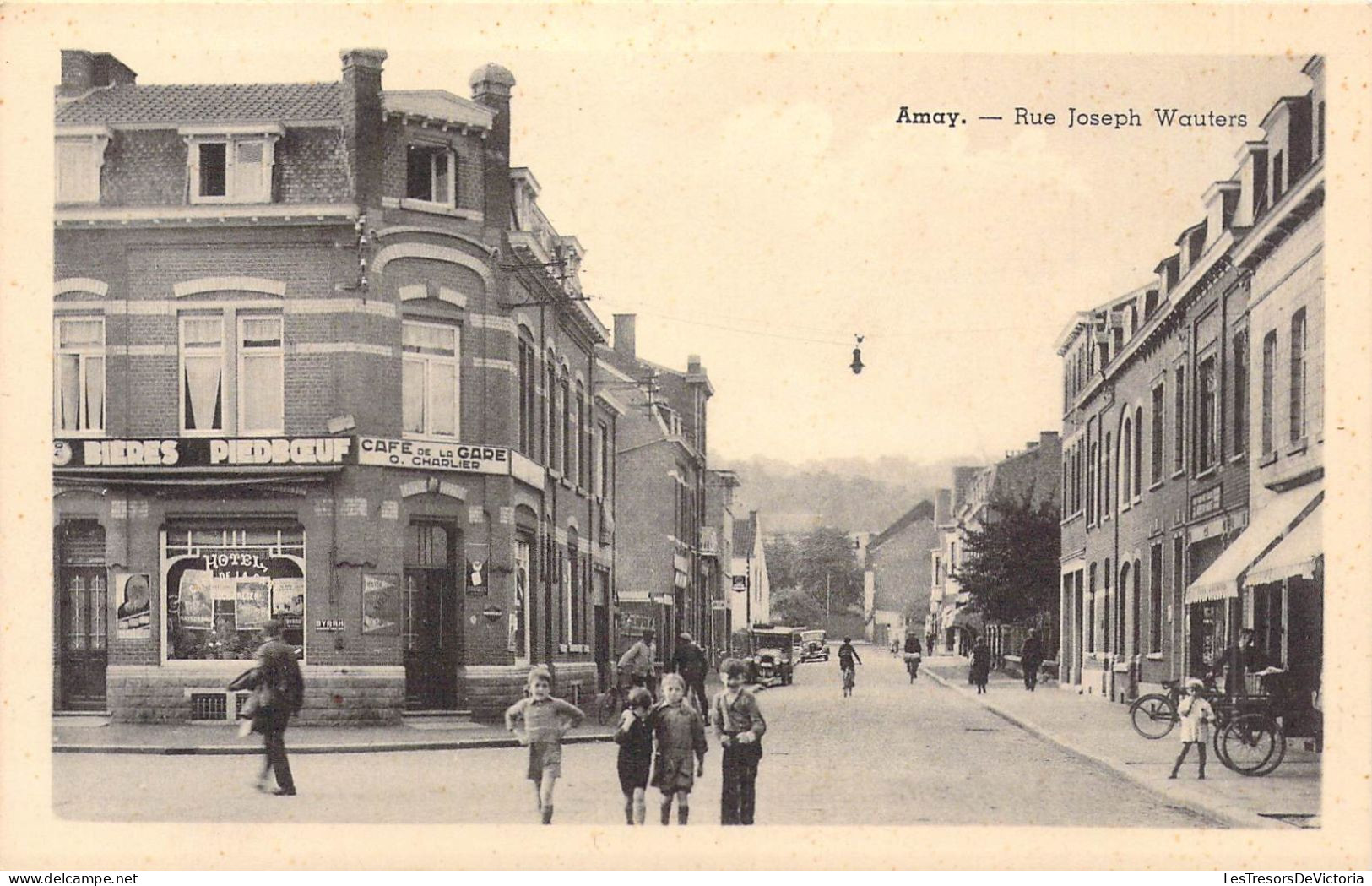 BELGIQUE - AMAY - Rue Joseph Wauters - Edit Pinchard Dumont - Carte Postale Ancienne - Amay