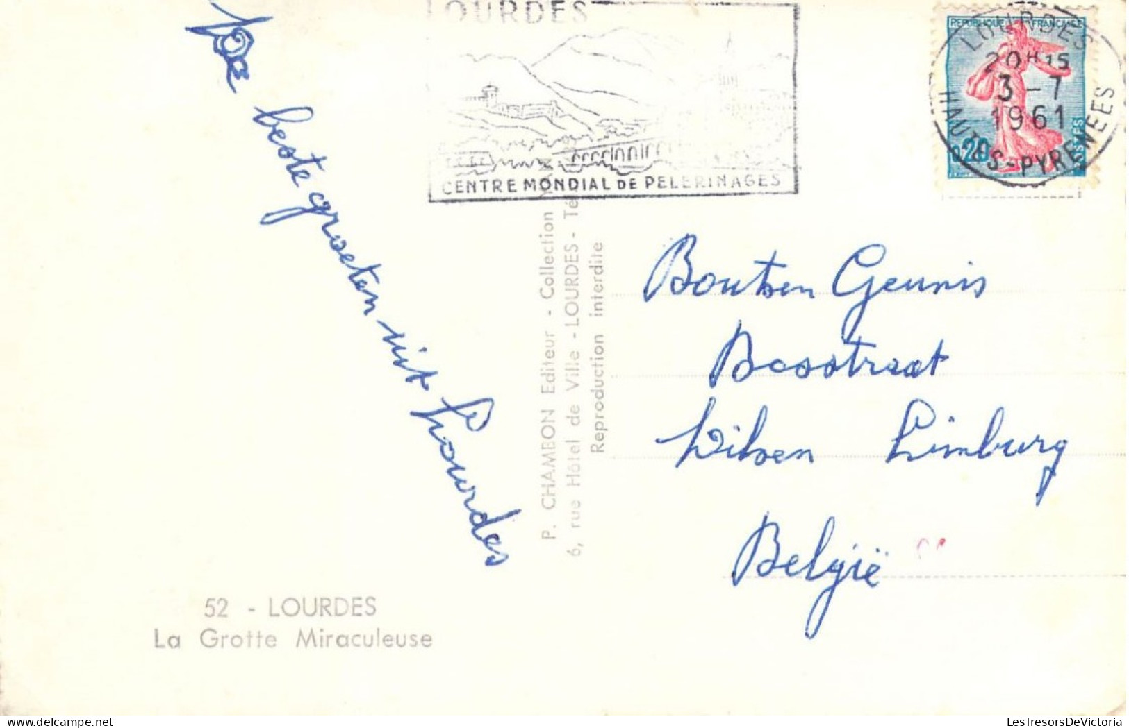 FRANCE - 65 - Lourdes - La Grotte Miraculeuse - Carte Postale Ancienne - Lourdes