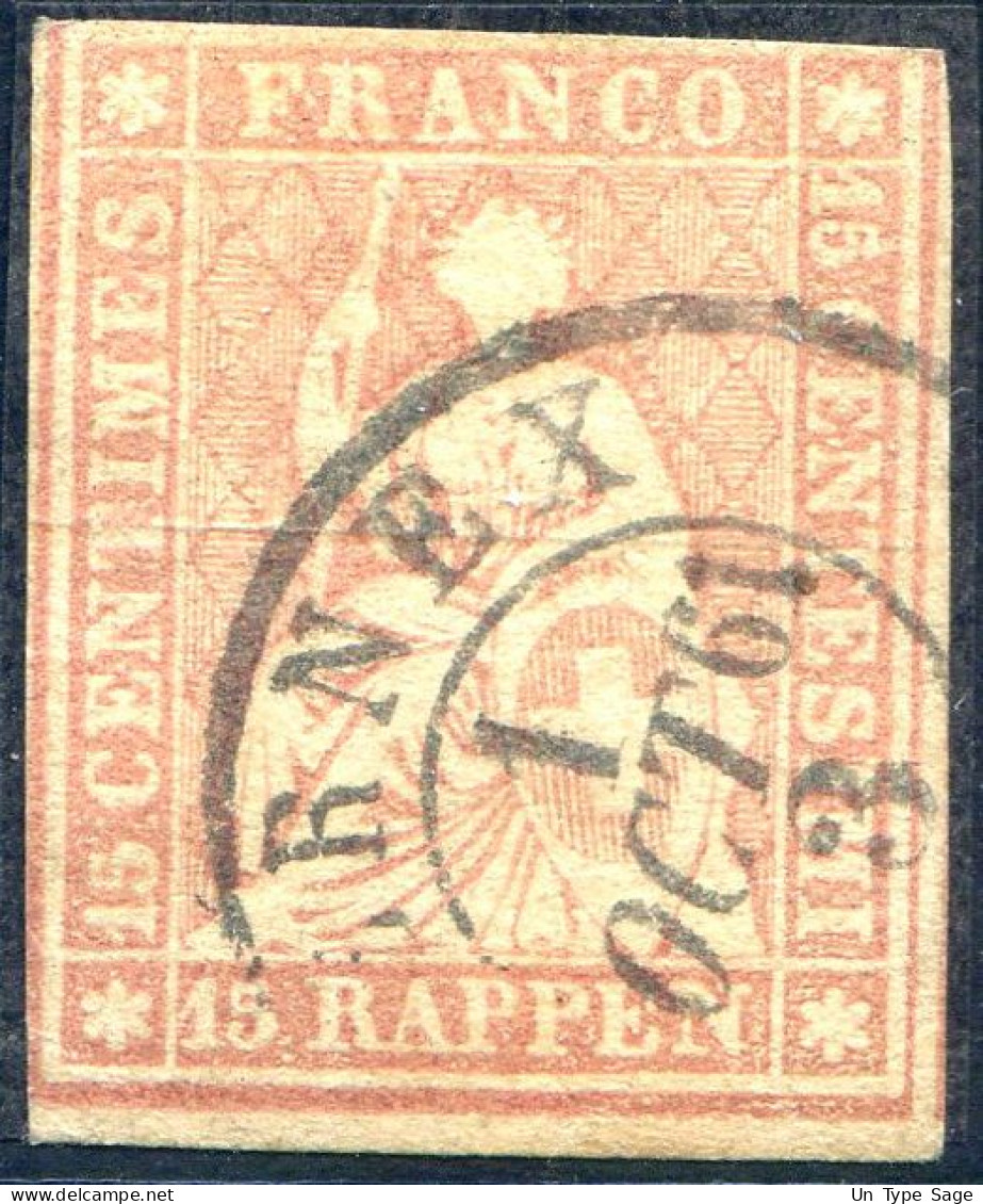 Suisse, N°28 Oblitéré - (F057) - Usados