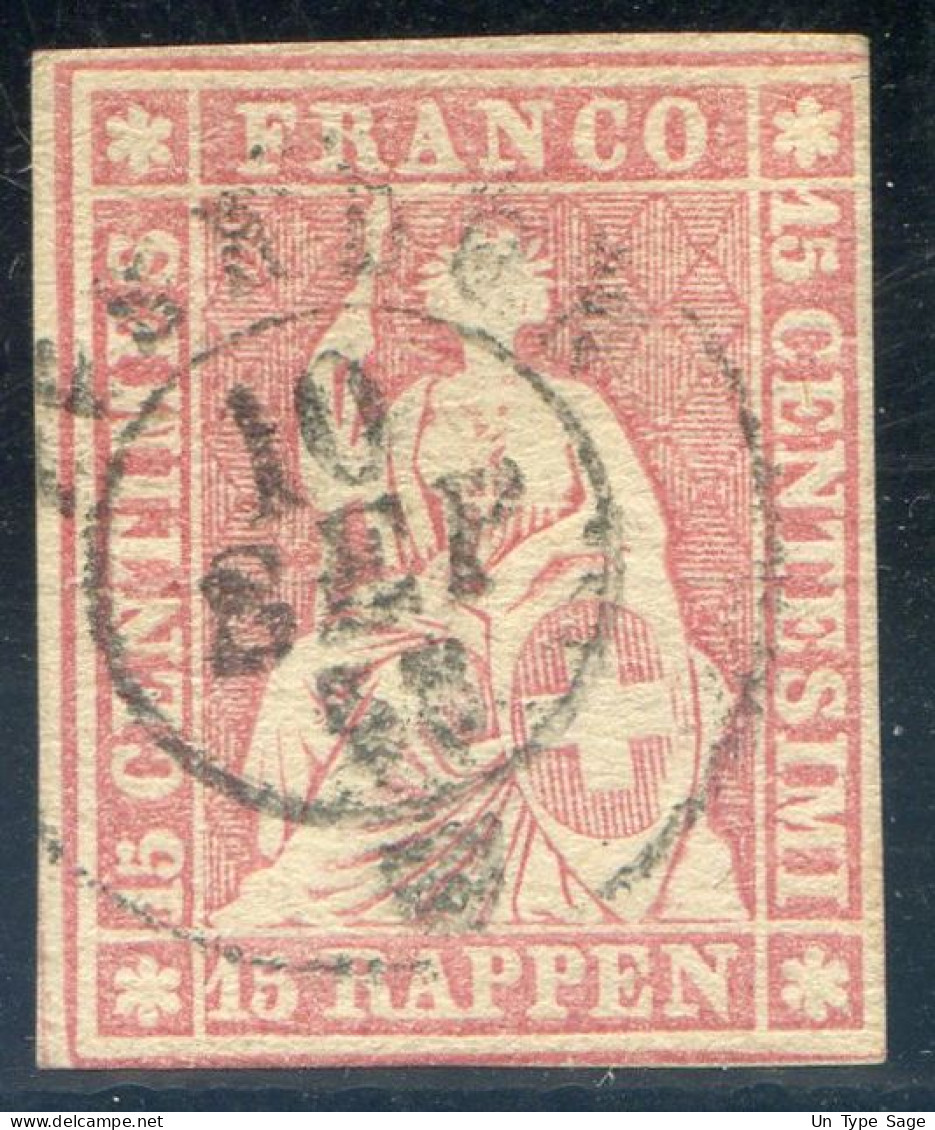 Suisse, N°28 Oblitéré - (F051) - Gebraucht