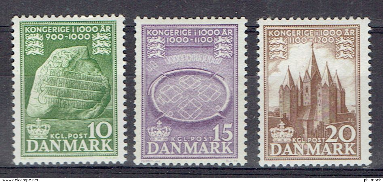 29P - Danmark Série 347-349** - MNH - Neufs - Unused Stamps