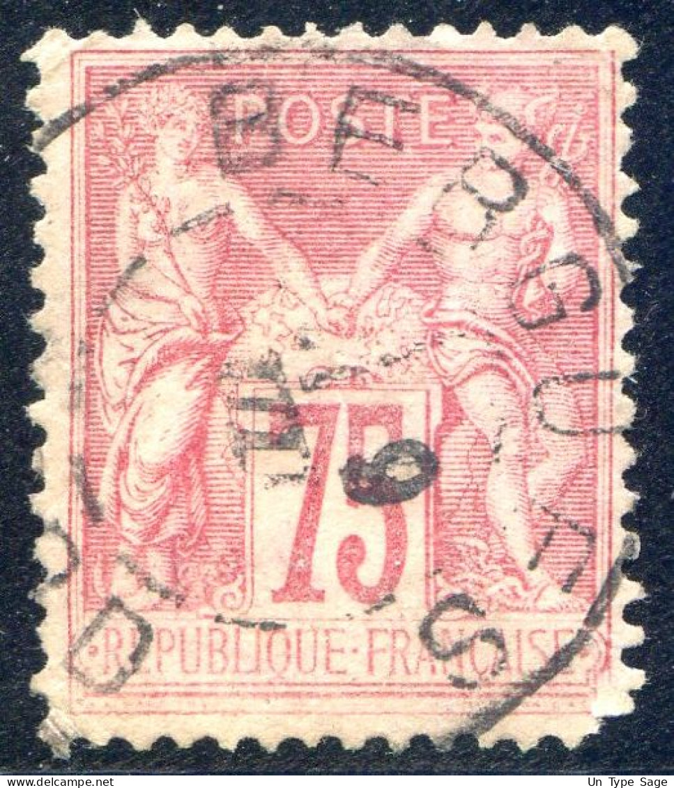 France N°81 (N/U) - Oblitéré - (F2788) - 1876-1898 Sage (Type II)