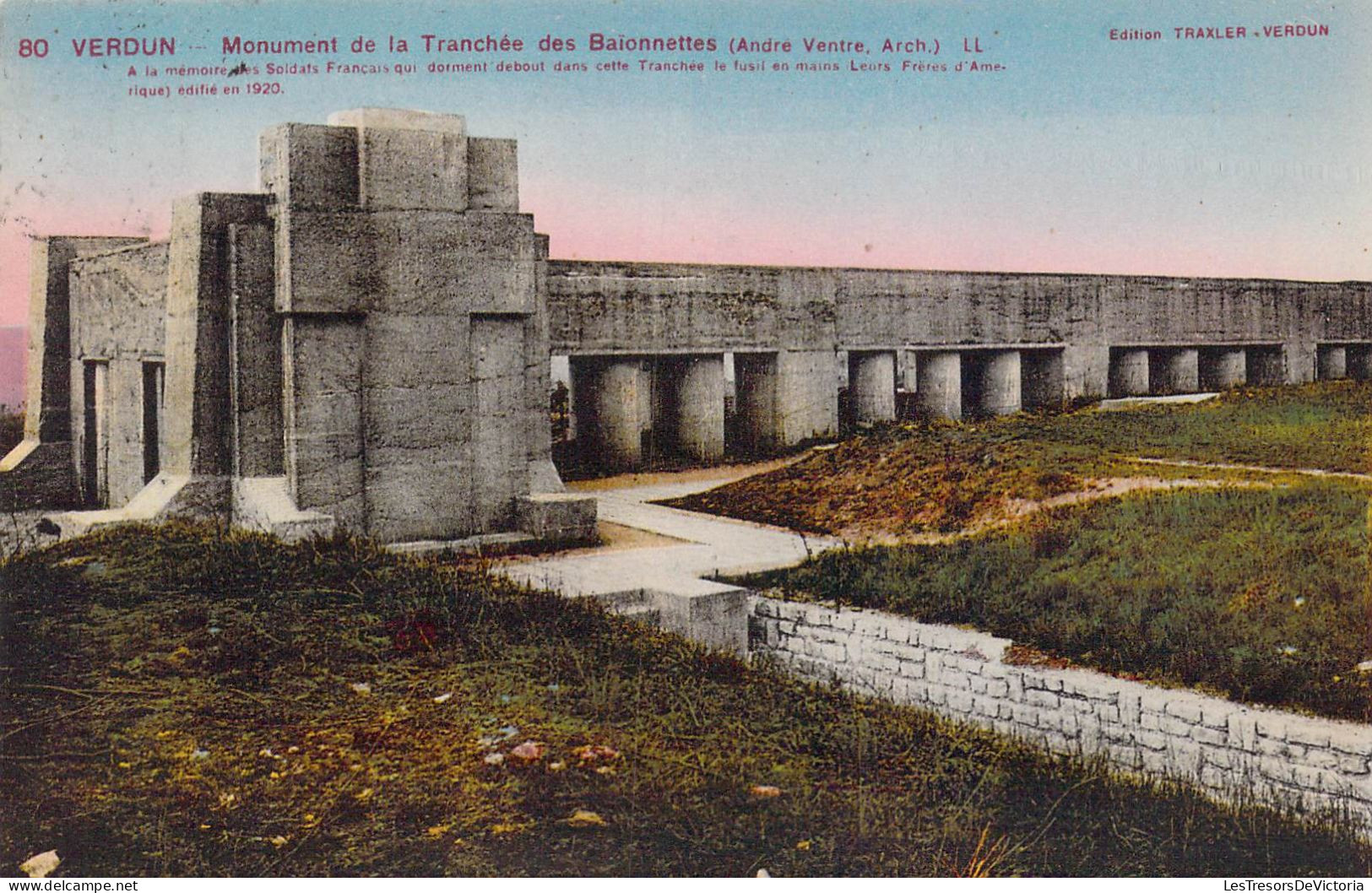 FRANCE - 55 - Verdun - Monument De La Tranchée Des Baïonnettes - Carte Postale Ancienne - Verdun