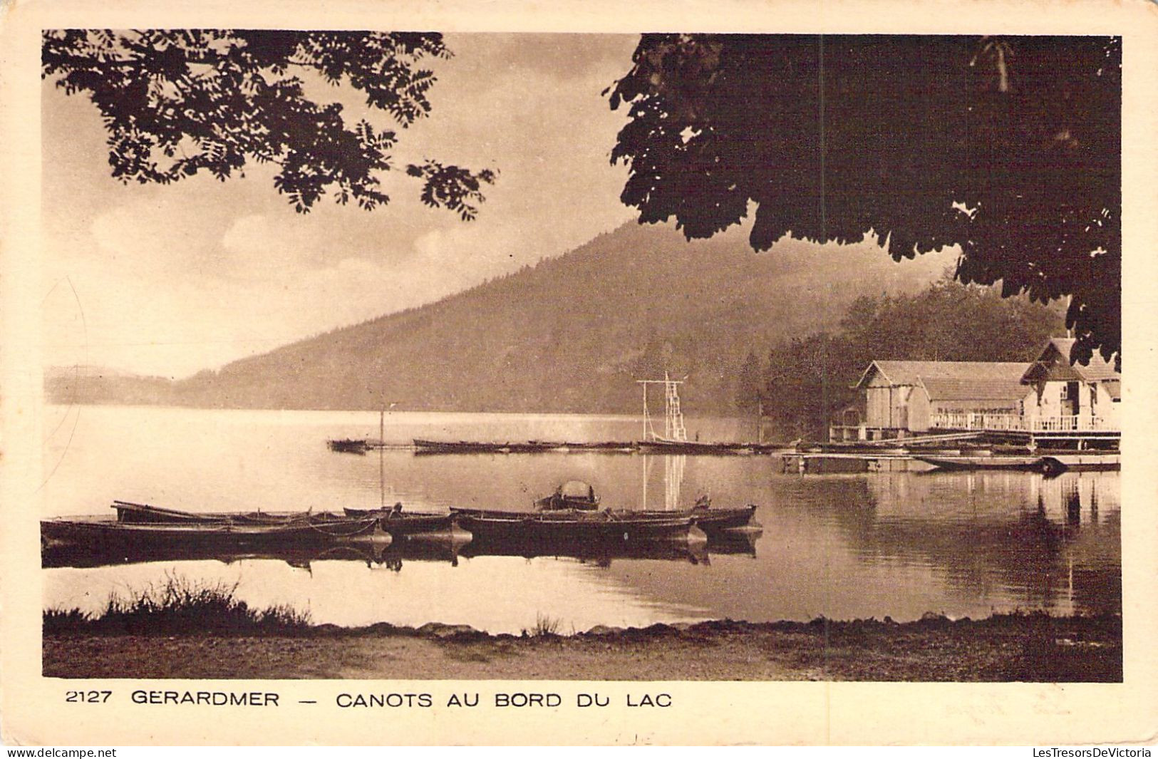 FRANCE - 88 - GERARDMER - Canots Au Bord Du Lac - Carte Postale Ancienne - Gerardmer