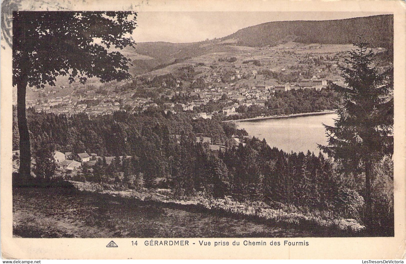 FRANCE - 88 - GERARDMER - Vue Prise Du Chemin Des Fourmis - Carte Postale Ancienne - Gerardmer