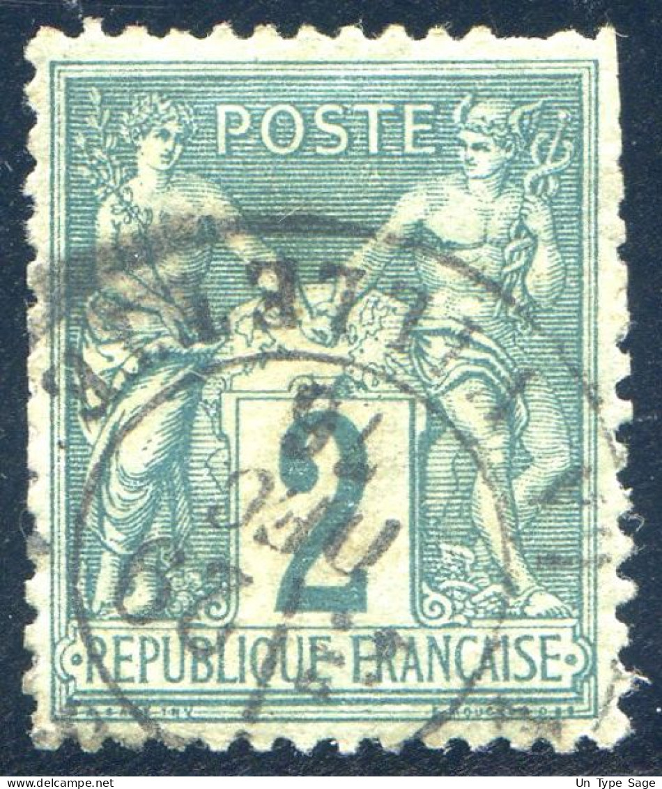France N°74 (N/U) - Oblitéré - (F2782) - 1876-1898 Sage (Type II)