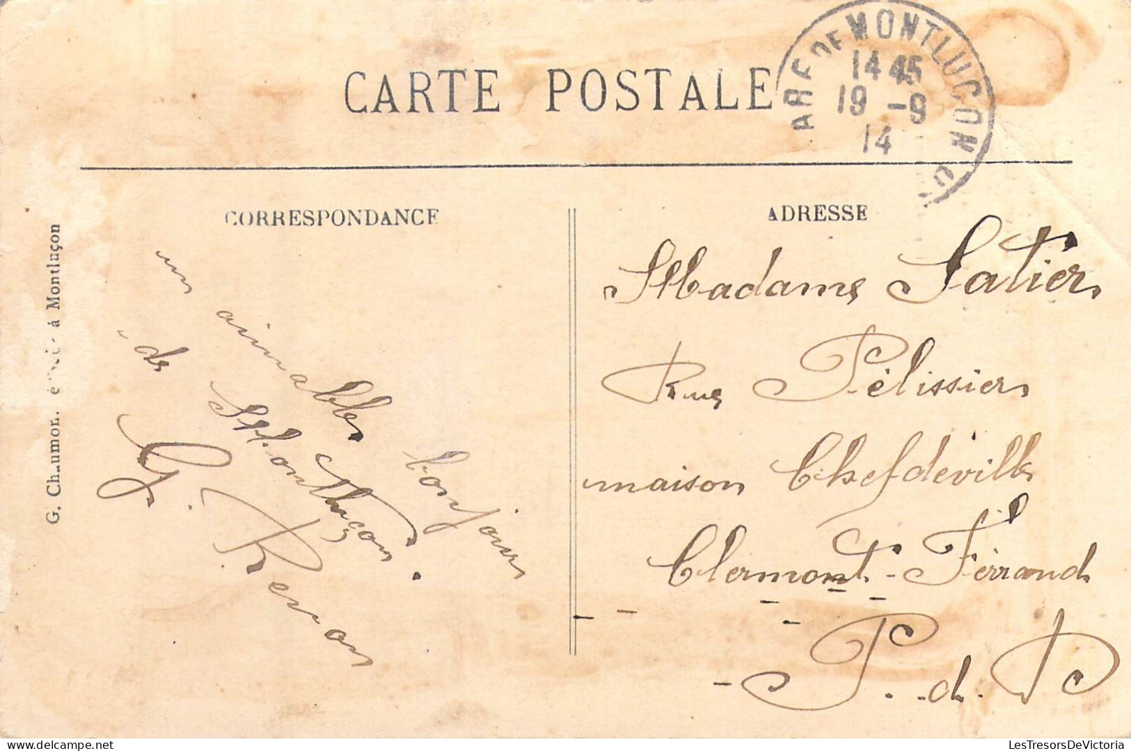 FRANCE - 03 - Louis Coulon Mouleur Aux Usines St-Jacques à Montluçon - Carte Postale Ancienne - Montlucon