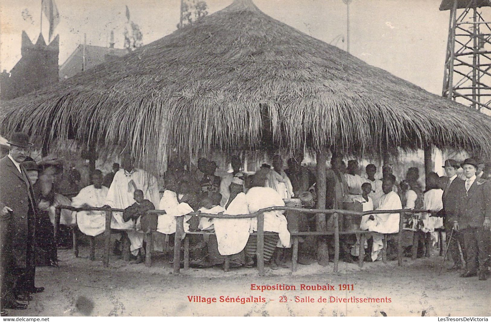 FRANCE - 59 - ROUBAIX - Exposition 1911 - Village Sénégalais - Salle De Divertissements - Carte Postale Ancienne - Roubaix