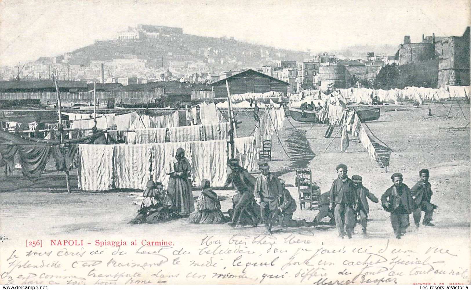 ITALIE - NAPLES - Spiaggia Al Carmine - Carte Postale Ancienne - Napoli (Naples)