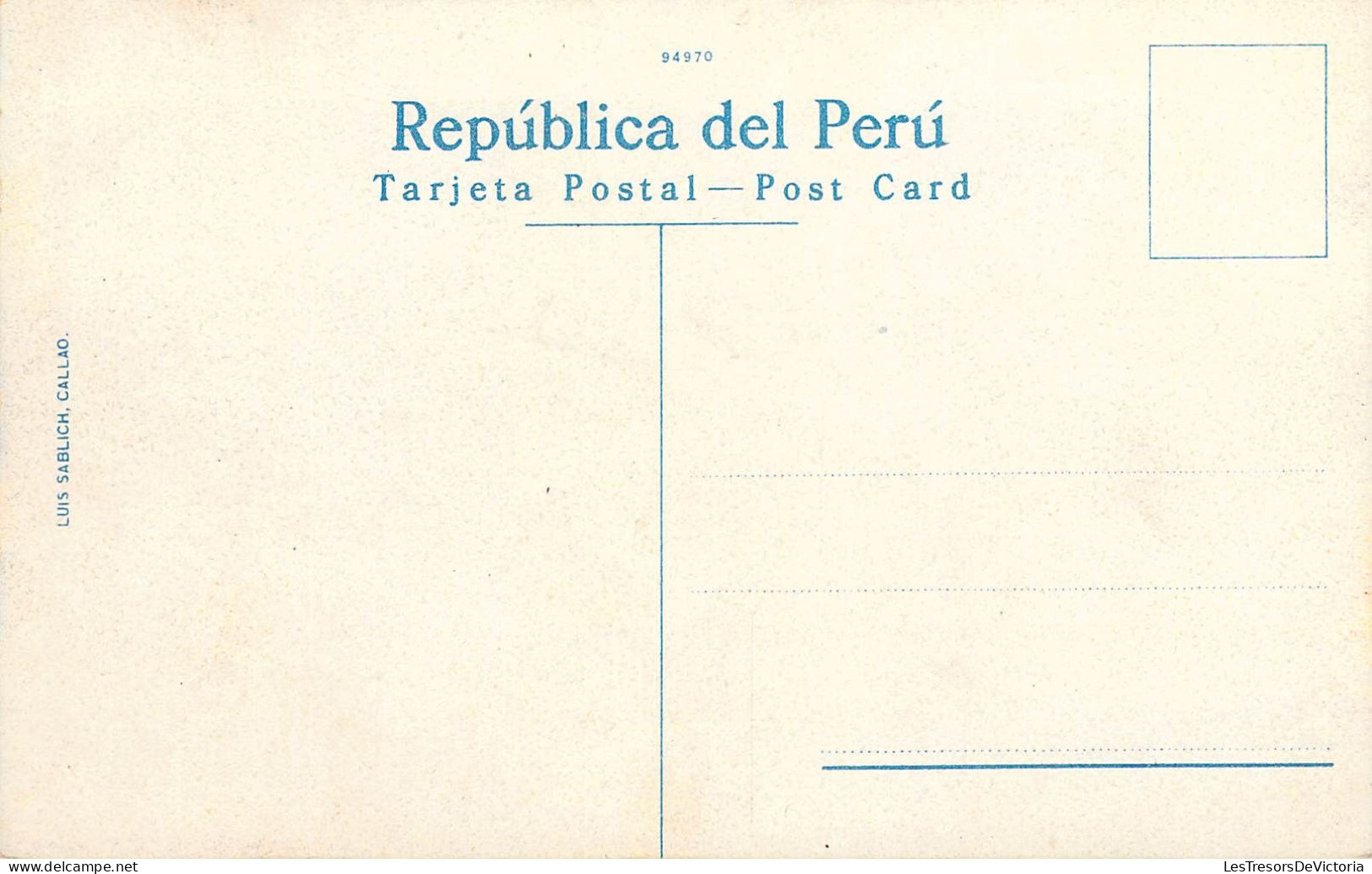 PEROU - LIMA - El Hipodromo - Carte Postale Ancienne - Peru