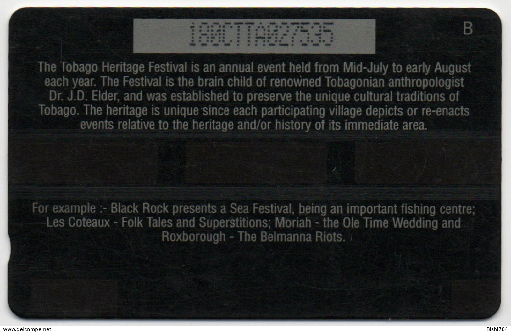 Trinidad & Tobago - Tobago Heritage Festival- 180CTTA (with Ø) - Trinidad & Tobago