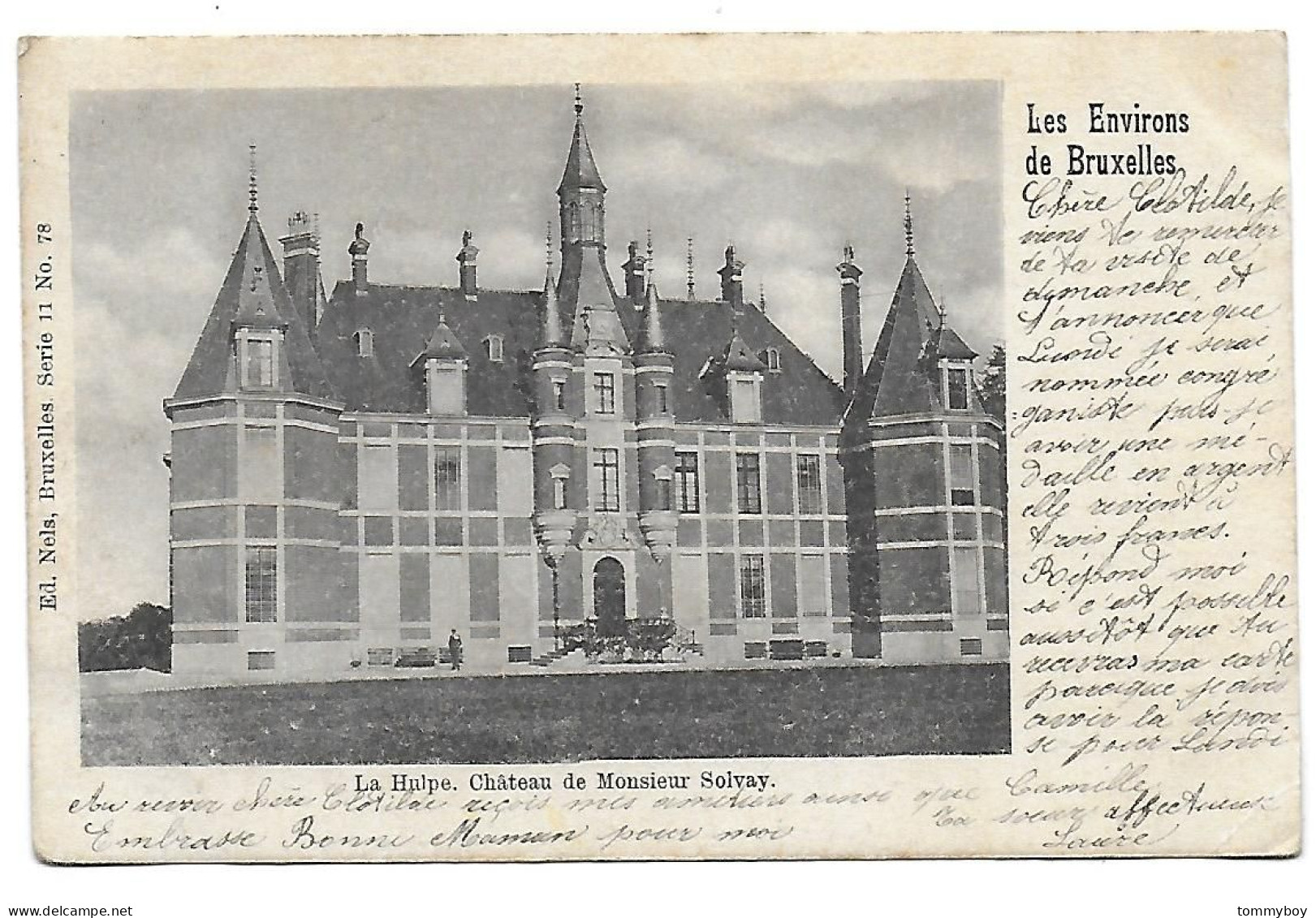 CPA La Hulpe, Château De Monsieur Solvay - La Hulpe