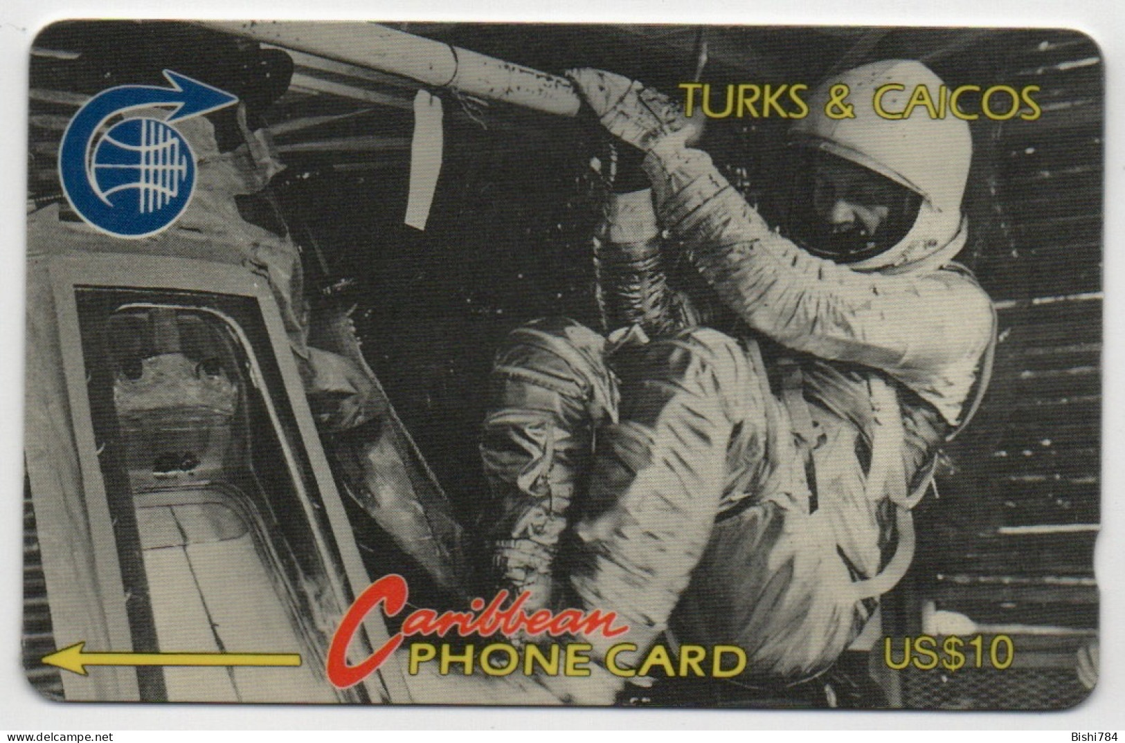 Turks & Caicos - John Glenn Entering Friendship 7 - 2CJGB - Turks- En Caicoseilanden