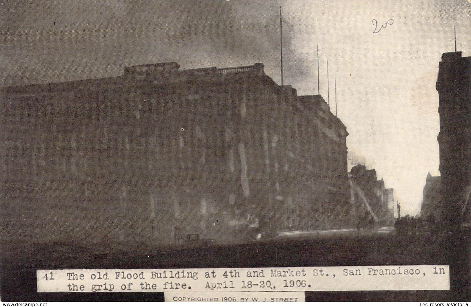 ETATS-UNIS - California - San Francisco - The Old Flood Building At 4th And Market - In The.. - Carte Postale Ancienne - San Francisco