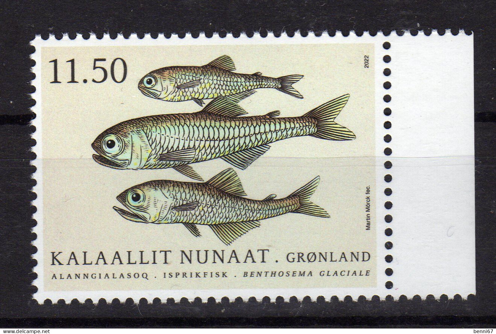 GROENLAND Greenland 2022 Poisson Fish. MNH ** - Nuovi