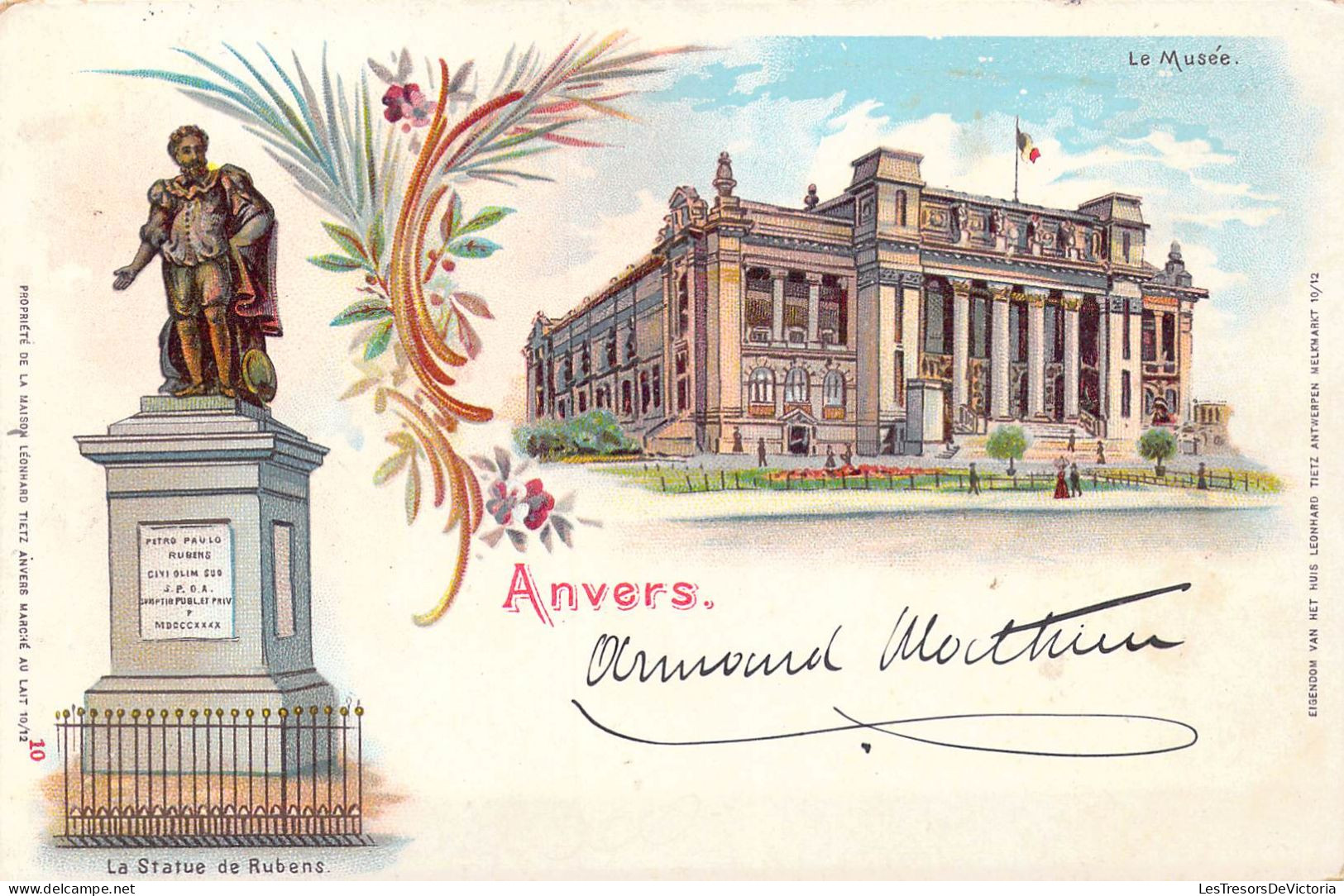 BELGIQUE - Anvers - Le Musée - Carte Postale Ancienne - Antwerpen