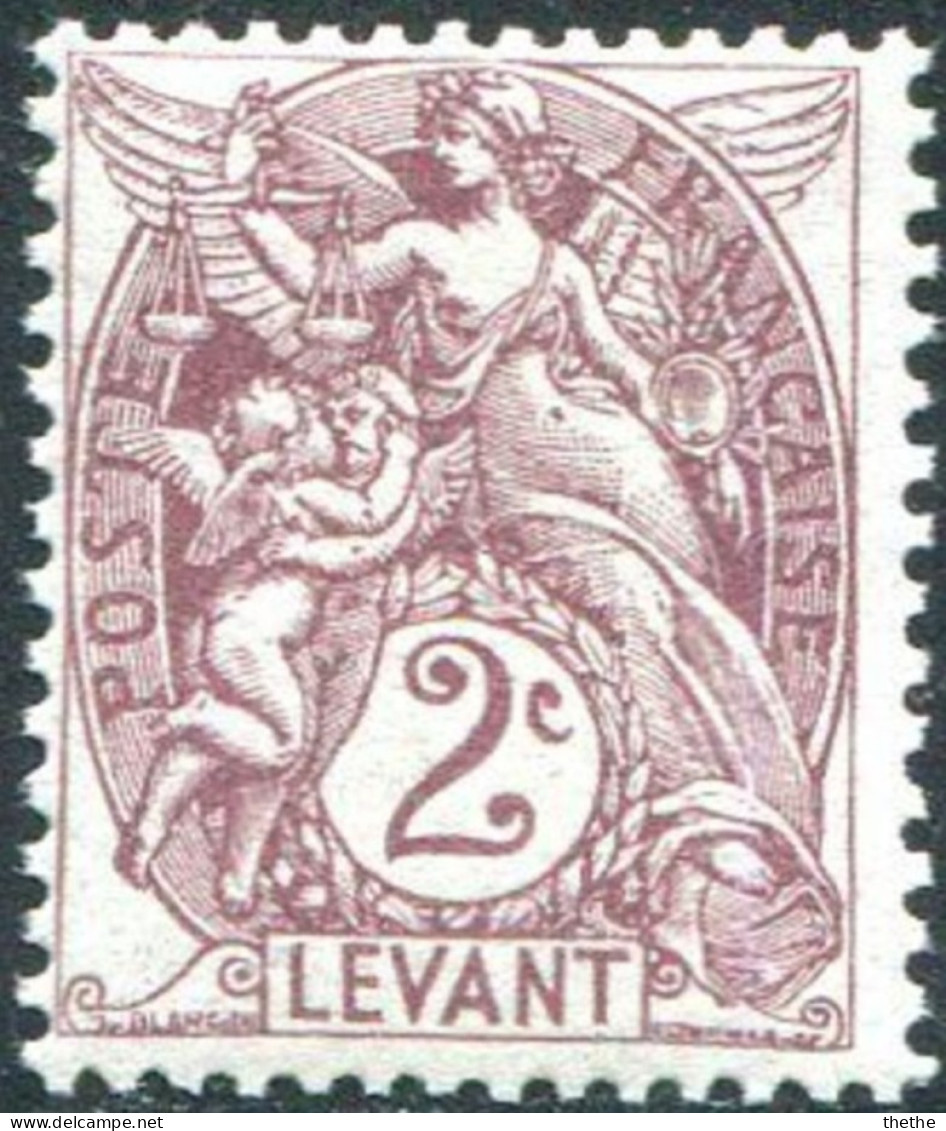 LEVANT - Type Blanc - Unused Stamps