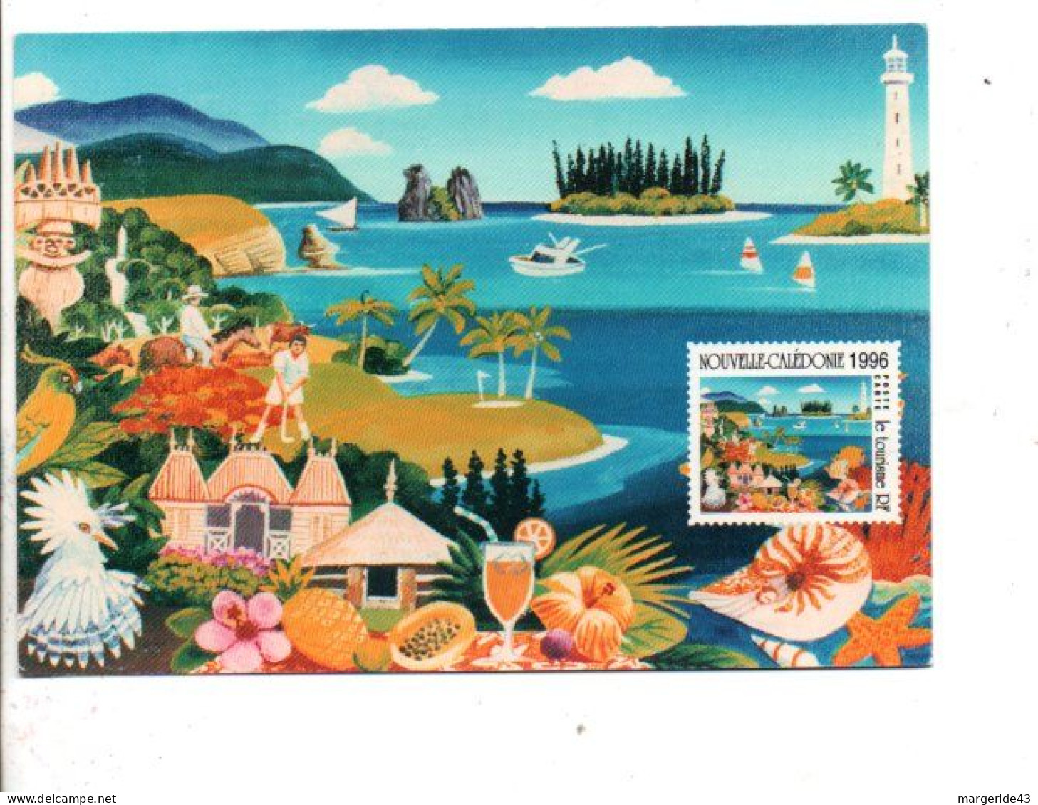 NOUVELLE CALEDONIE ENTIER CARTE TOURISME NEUF - Postal Stationery