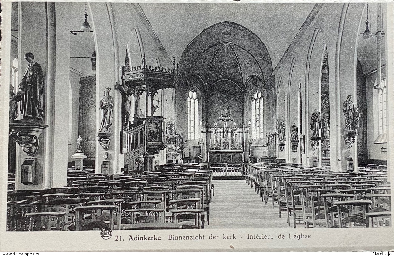 Adinkerke Binnenzicht Der Kerk - De Panne