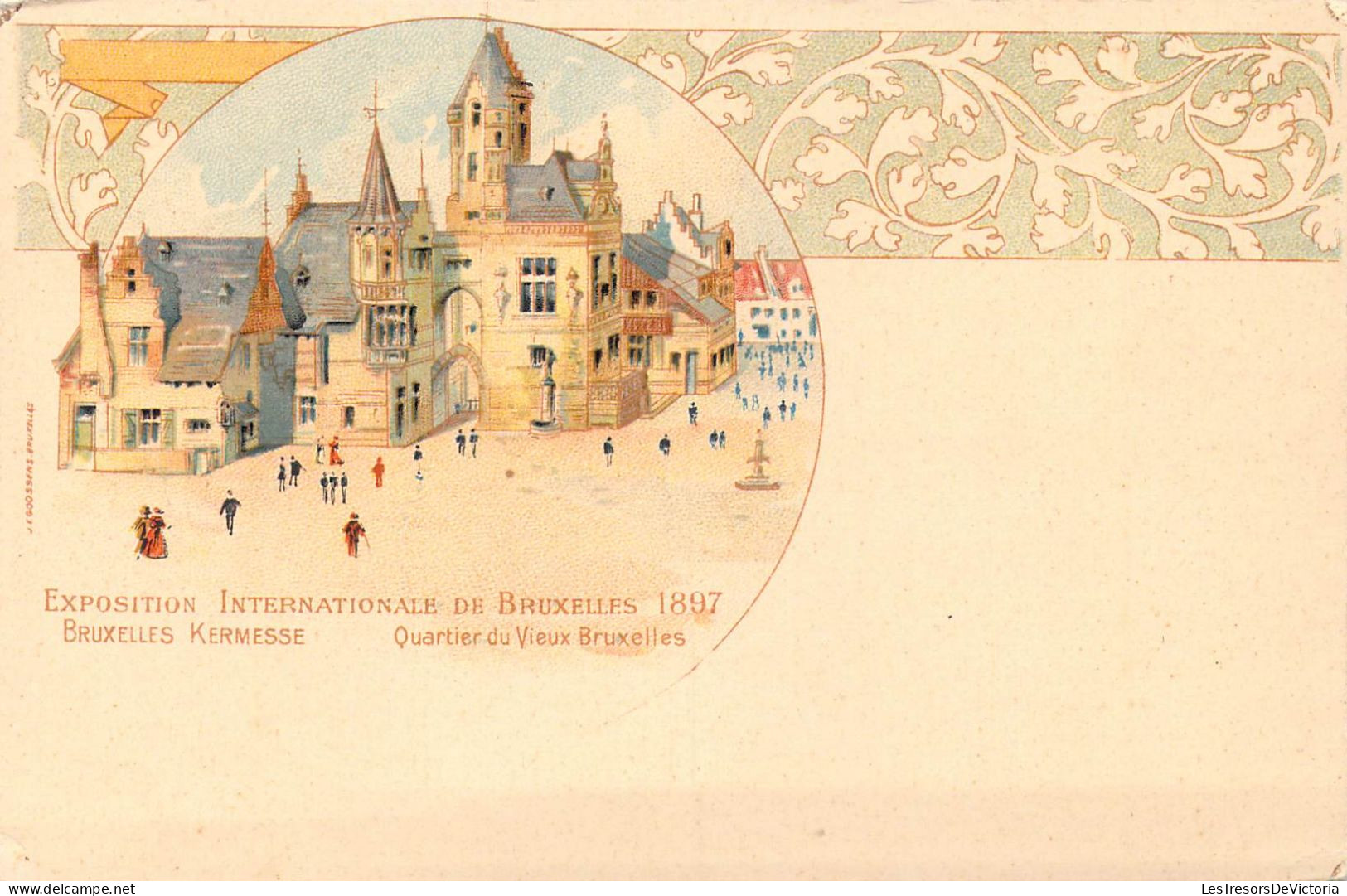 BELGIQUE - Exposition Internationale De Bruxelles 1897 - Quartier Du Vieux Bruxelles - Carte Postale Ancienne - Weltausstellungen