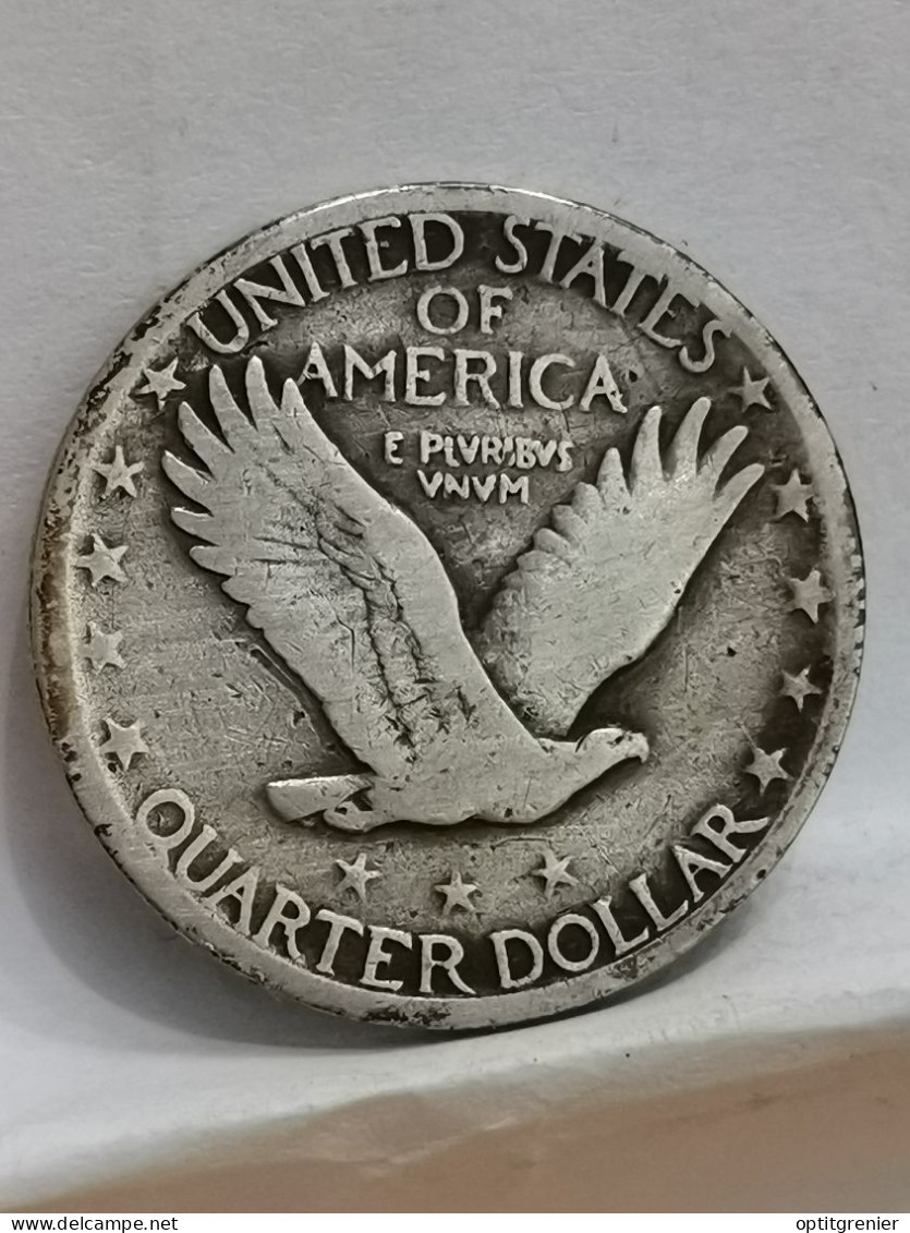 25 CENTS STANDING LIBERTY QUARTER DOLLAR ARGENT 1930 USA / SILVER - 1916-1930: Standing Liberty (Liberté Debout)