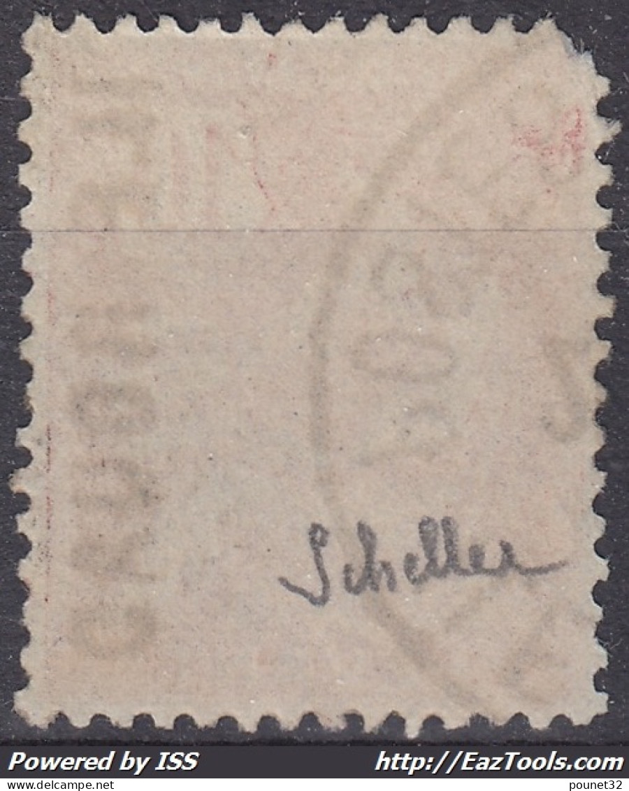 ILE ROUAD : N° 2a SURCHARGE DE HAUT EN BAS OBLITERE - AUTHENTIQUE SIGNE SCHELLER - COTE 500 € - Used Stamps